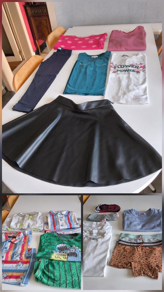 Vêtements enfant T. 6 ans/pyjamas/pull/t-shirt/legging/jupe, Enlèvement ou Envoi, Utilisé, Fille