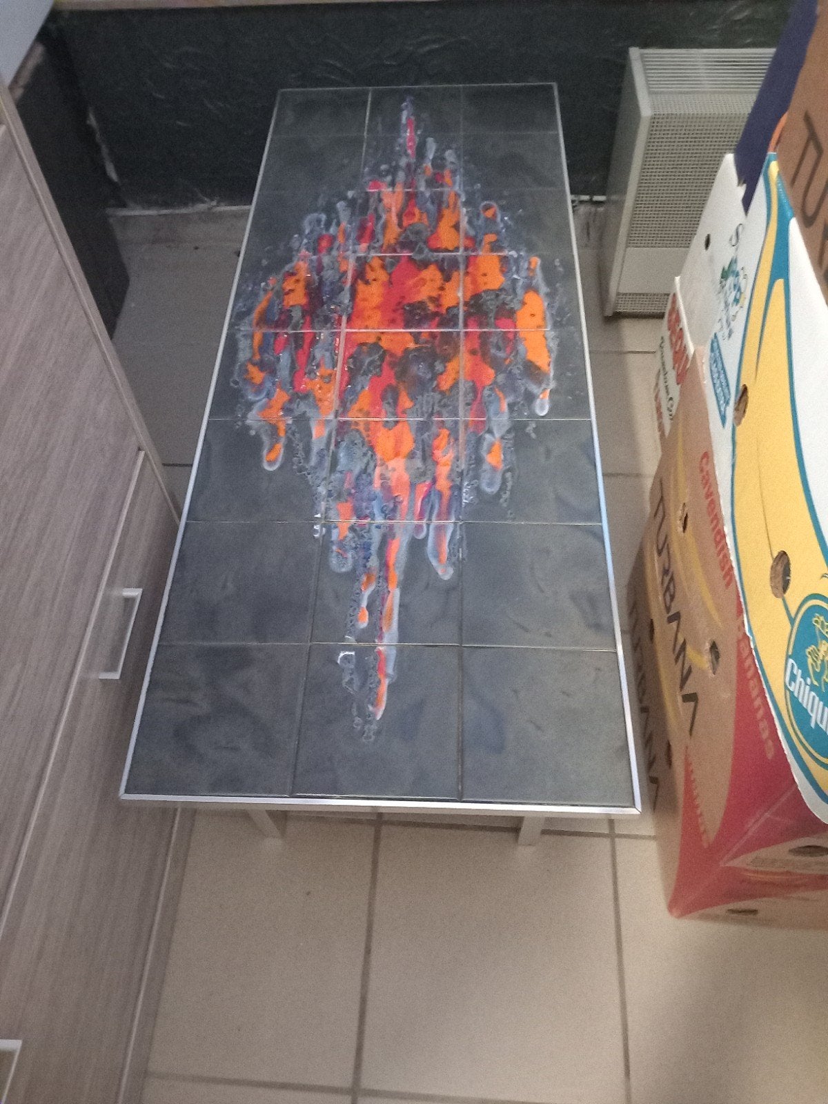 Zeer pracht salontafel vintage, Ophalen