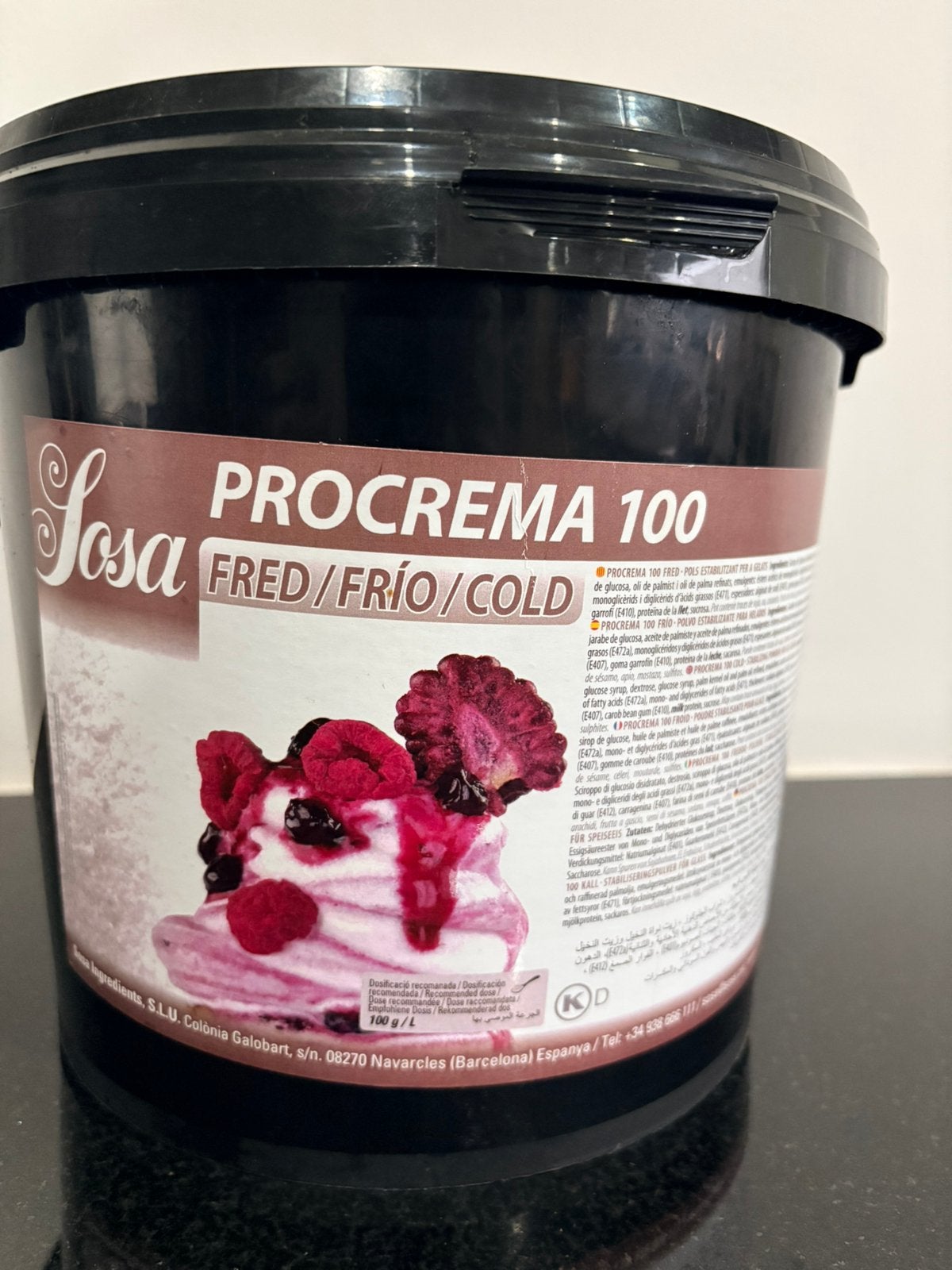 Stabilisateur pour glace Procrema 100, Enlèvement