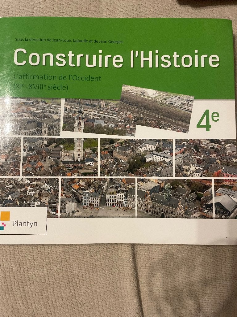 Manuel  histoire, Livres, Neuf, Histoire, Plantyn, Enlèvement
