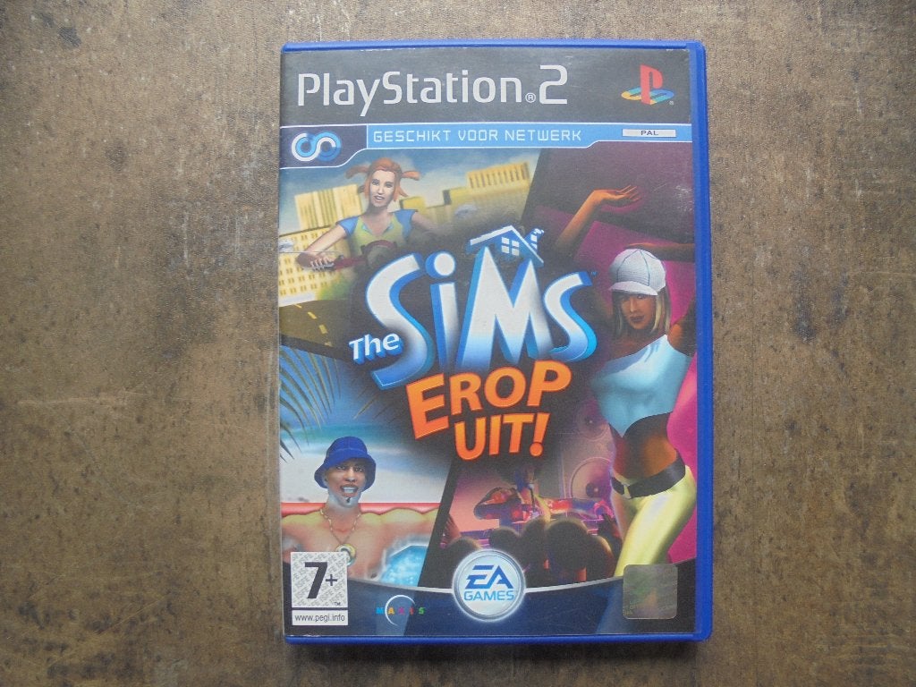 The Sims Erop Uit voor PS2 (zie foto's), Consoles de jeu & Jeux vidéo, Jeux | Sony PlayStation 2, Enlèvement ou Envoi, 1 joueur