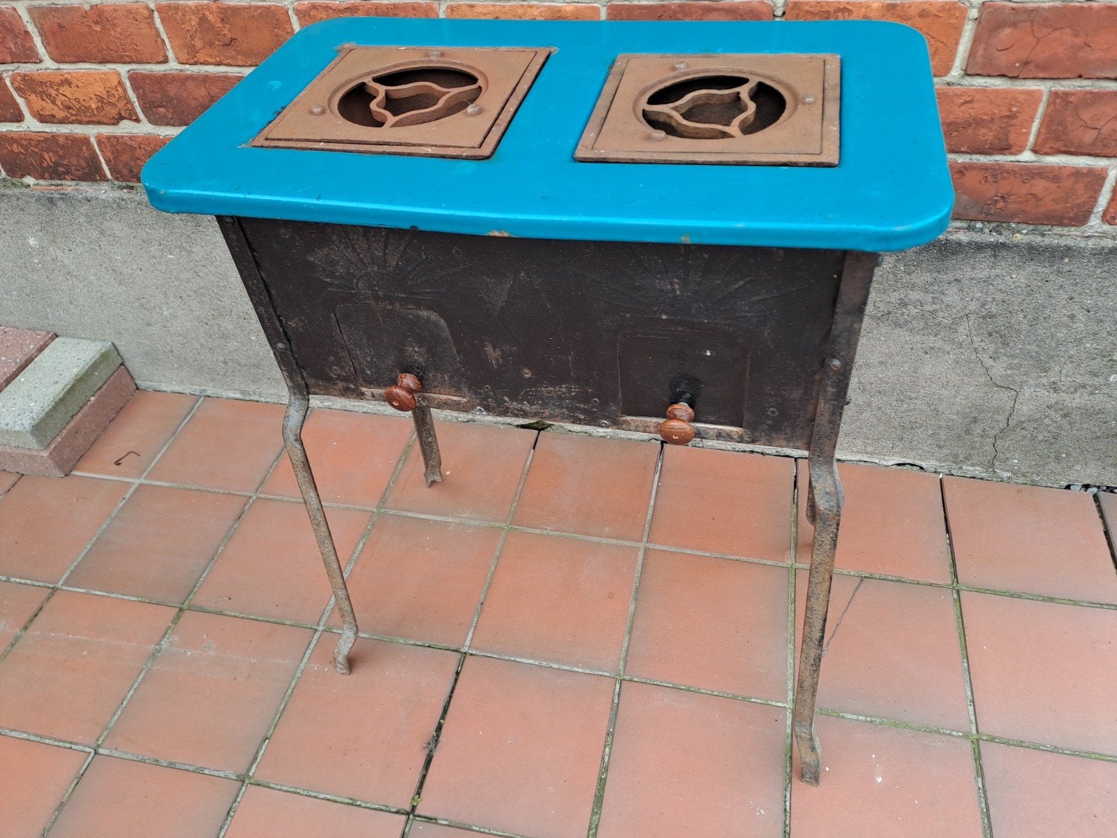 keukentje kitchenette, Jardin & Terrasse, Paniers de feu, Enlèvement, Utilisé