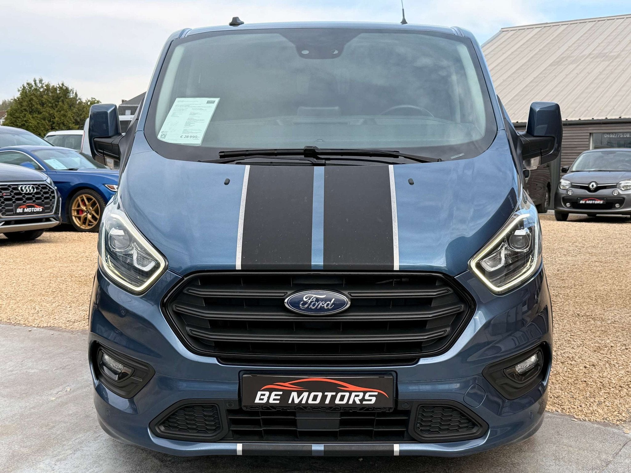Ford Transit Custom Sport 2.0 TDCi L1H1 TVAC 185CV 5PL DOUBL, Autos, Achat, Euro 6, Aide au démarrage en côte, Noir