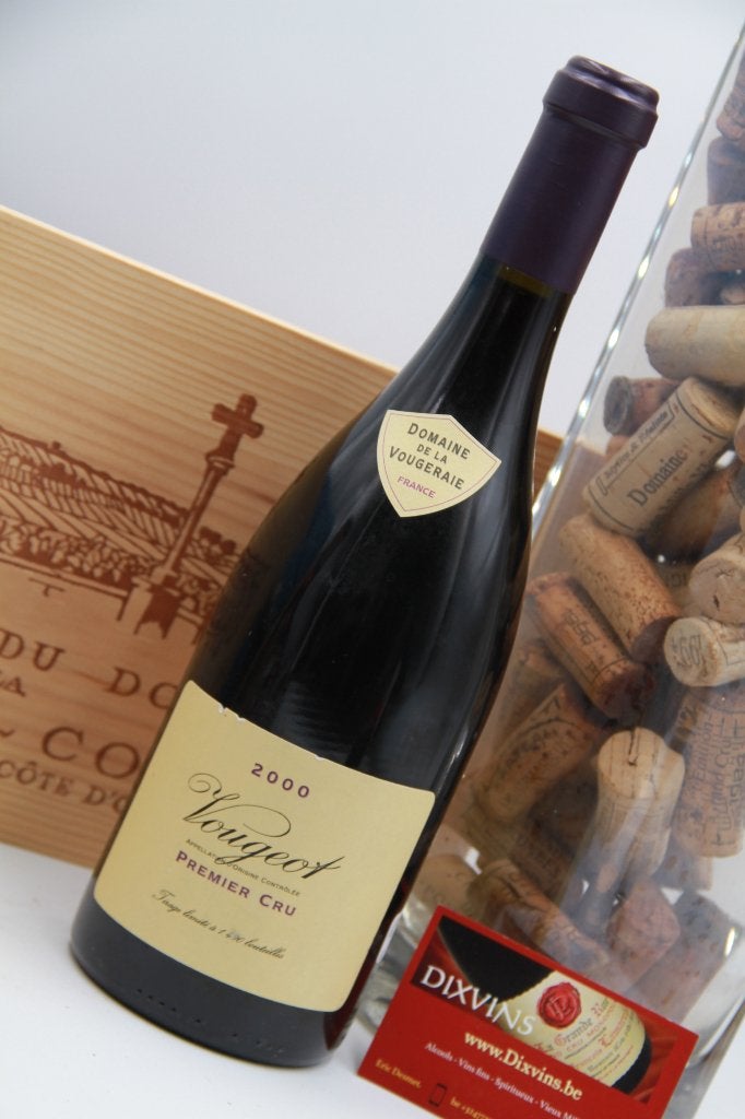 Vougeot 1er Cru – Domaine de la Vougeraie.   2000, Neuf, Enlèvement ou Envoi, Pleine, Vin rouge