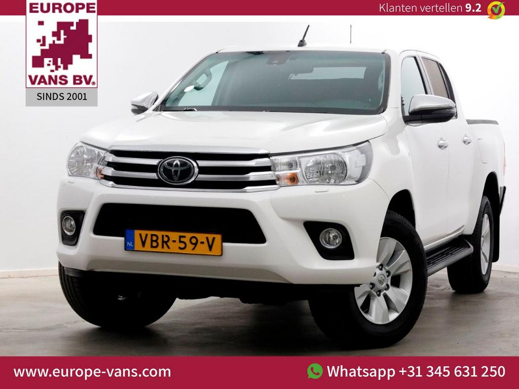 Toyota HiLux 2.4 D-4D-F 150pk E6 4WD 4x4 Double Cab Automaat, Automaat, Wit, Bedrijf, Diesel