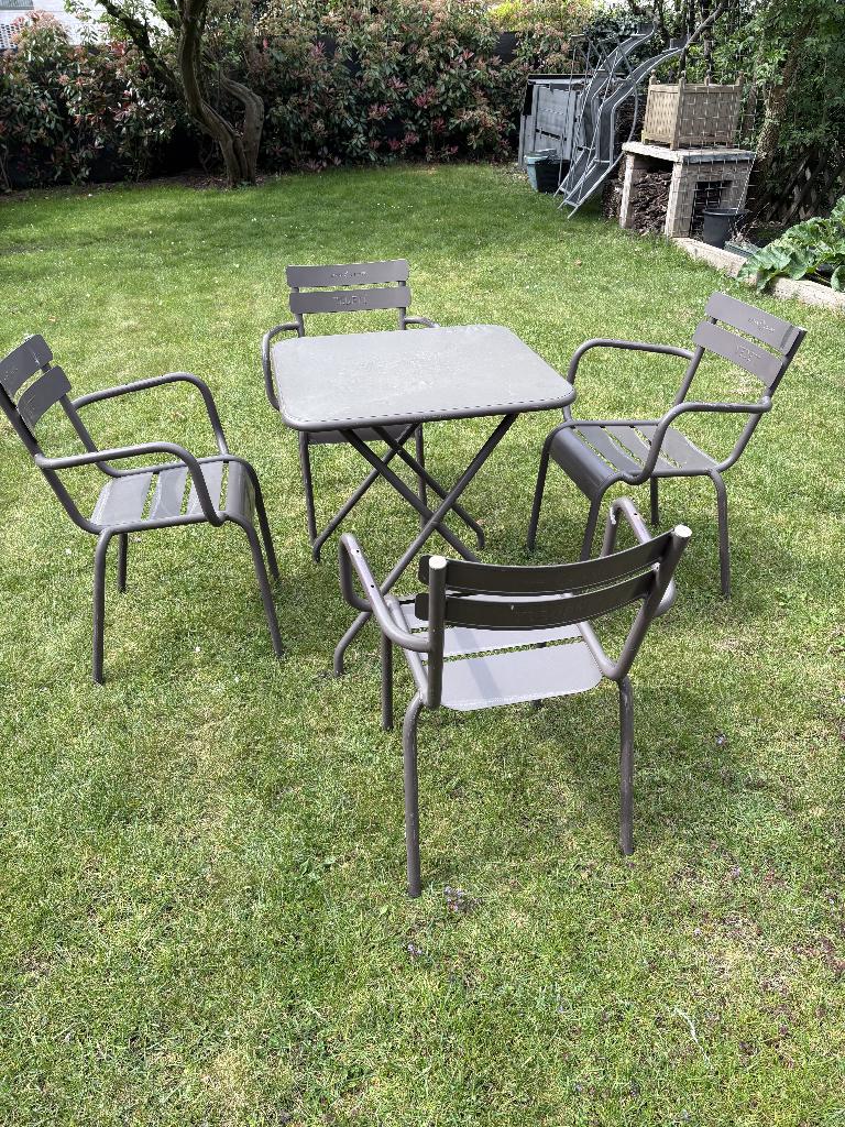 Fermob Vedett terras, Ophalen, Gebruikt, Tuinset, Eettafel