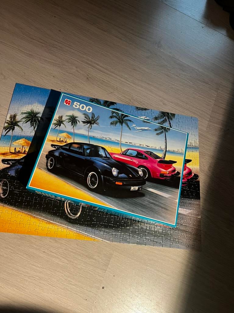 Porsche 911 puzzel compleet, Enlèvement