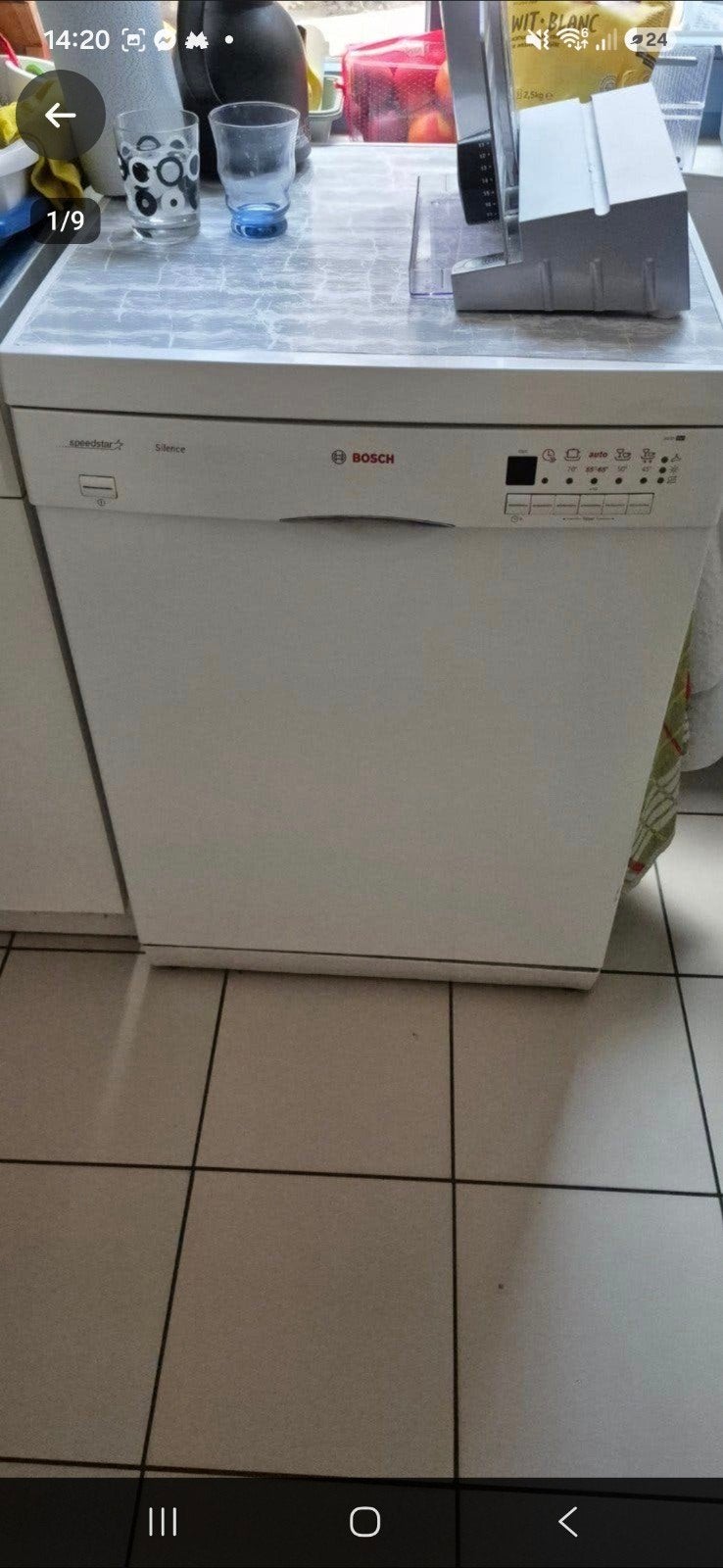 Lave vaisselle 12 couvert, Enlèvement