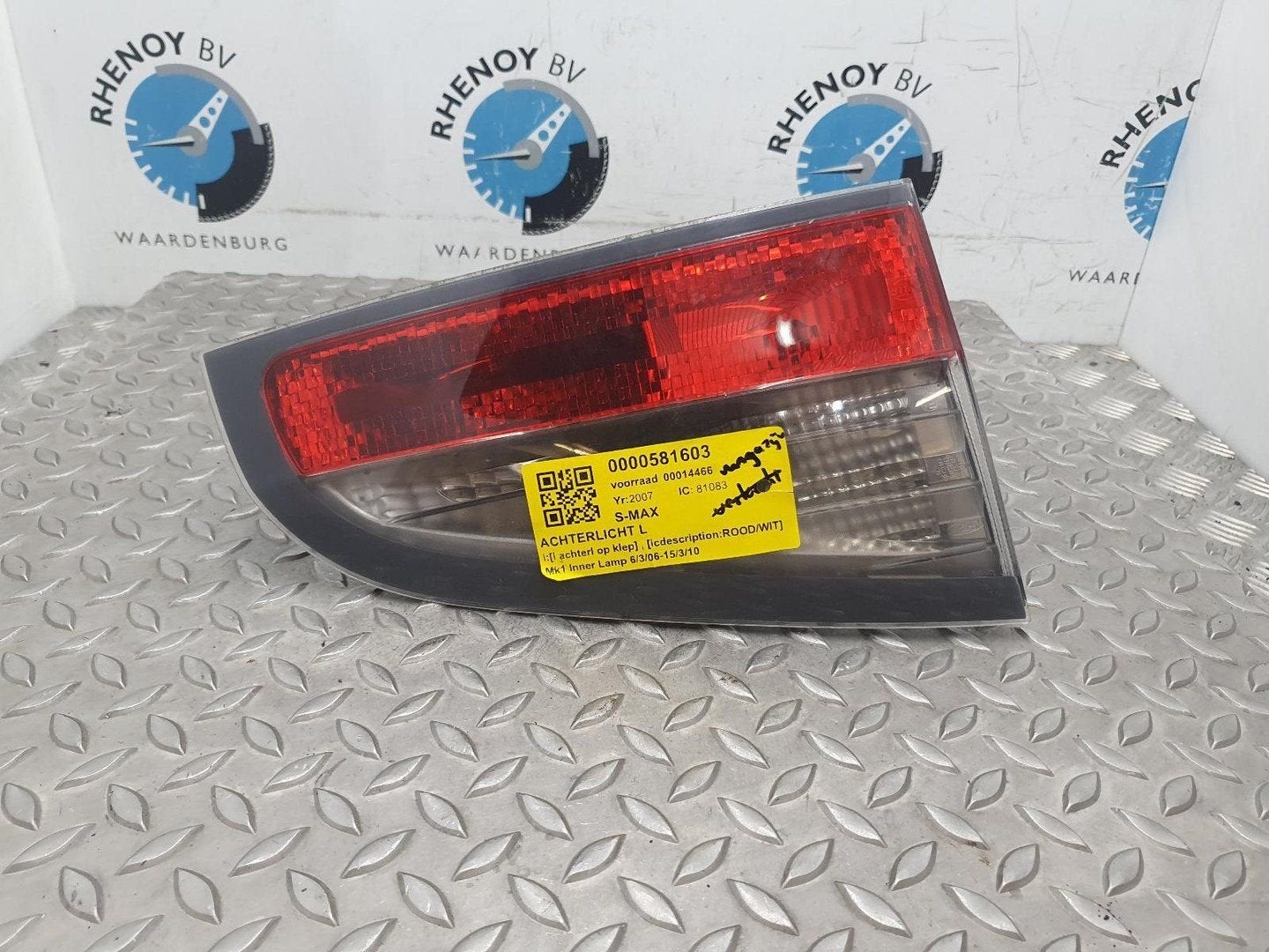 FORD S-MAX 2.0 TDCi ACHTERLICHT L 2007, Auto-onderdelen, Ophalen of Verzenden, Gebruikt, ARN erkend