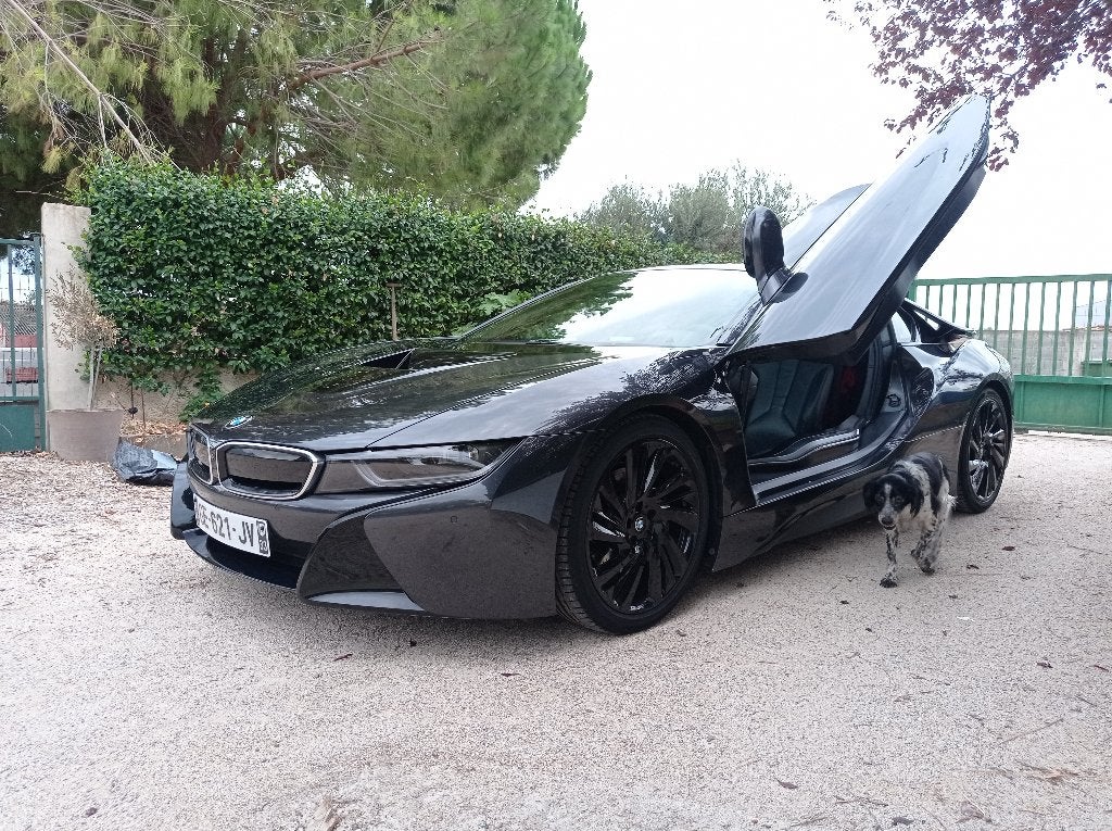 BMW I8 VOLLEDIG ZWART, Automaat, 4 zetels, Zwart, Zwart