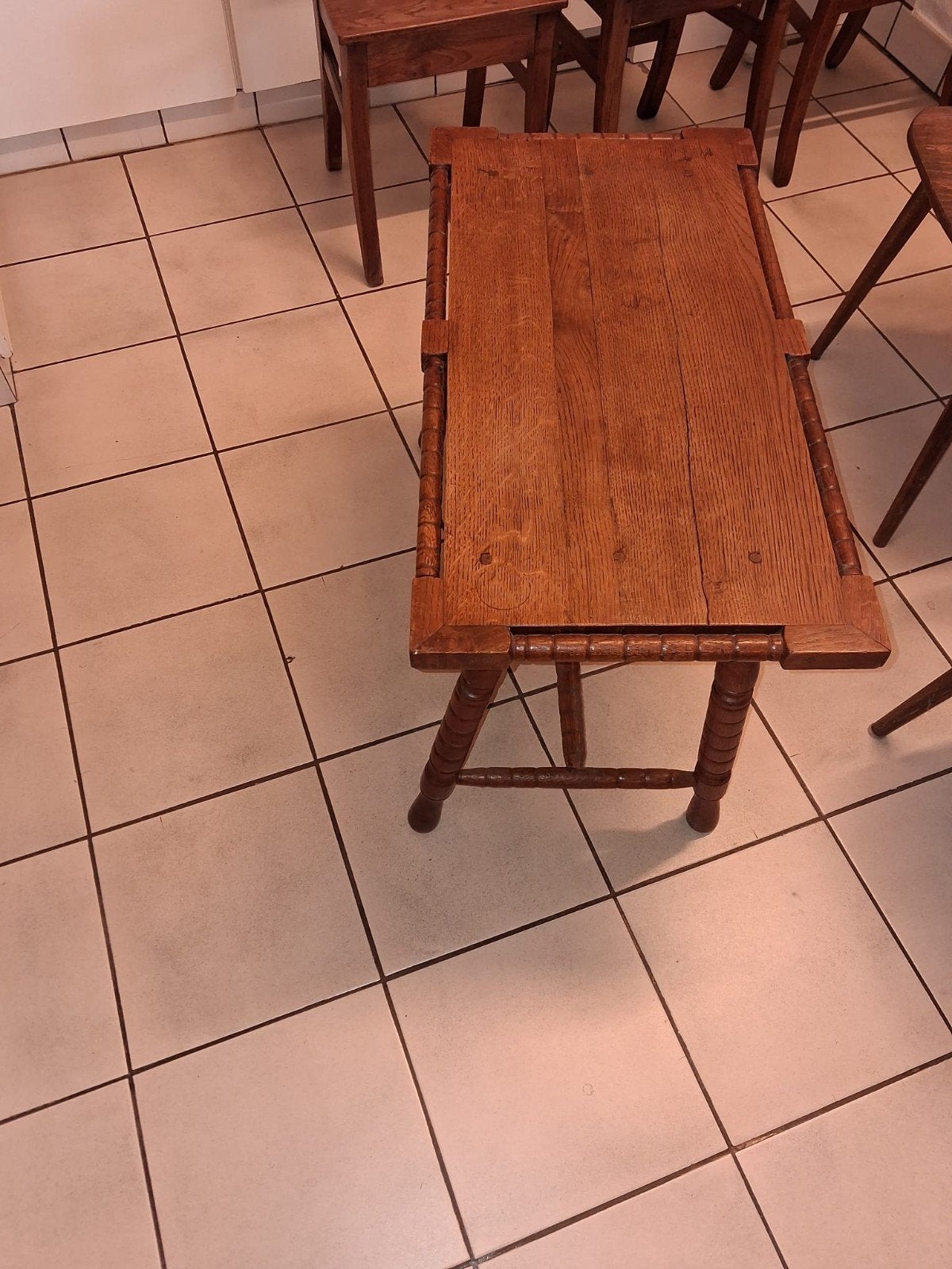 tafel, Ophalen