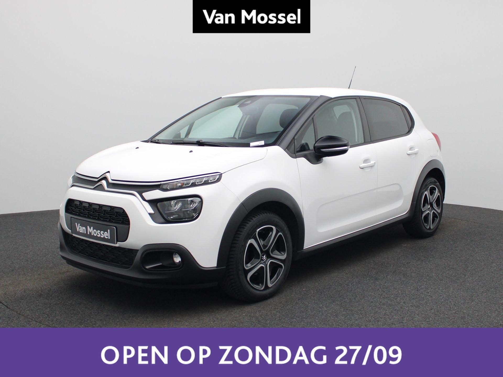 Citroën C3 1.2 PureTech 82 S&S MAN Feel, Auto's, Voorwielaandrijving, 96 g/km, Wit, Bedrijf