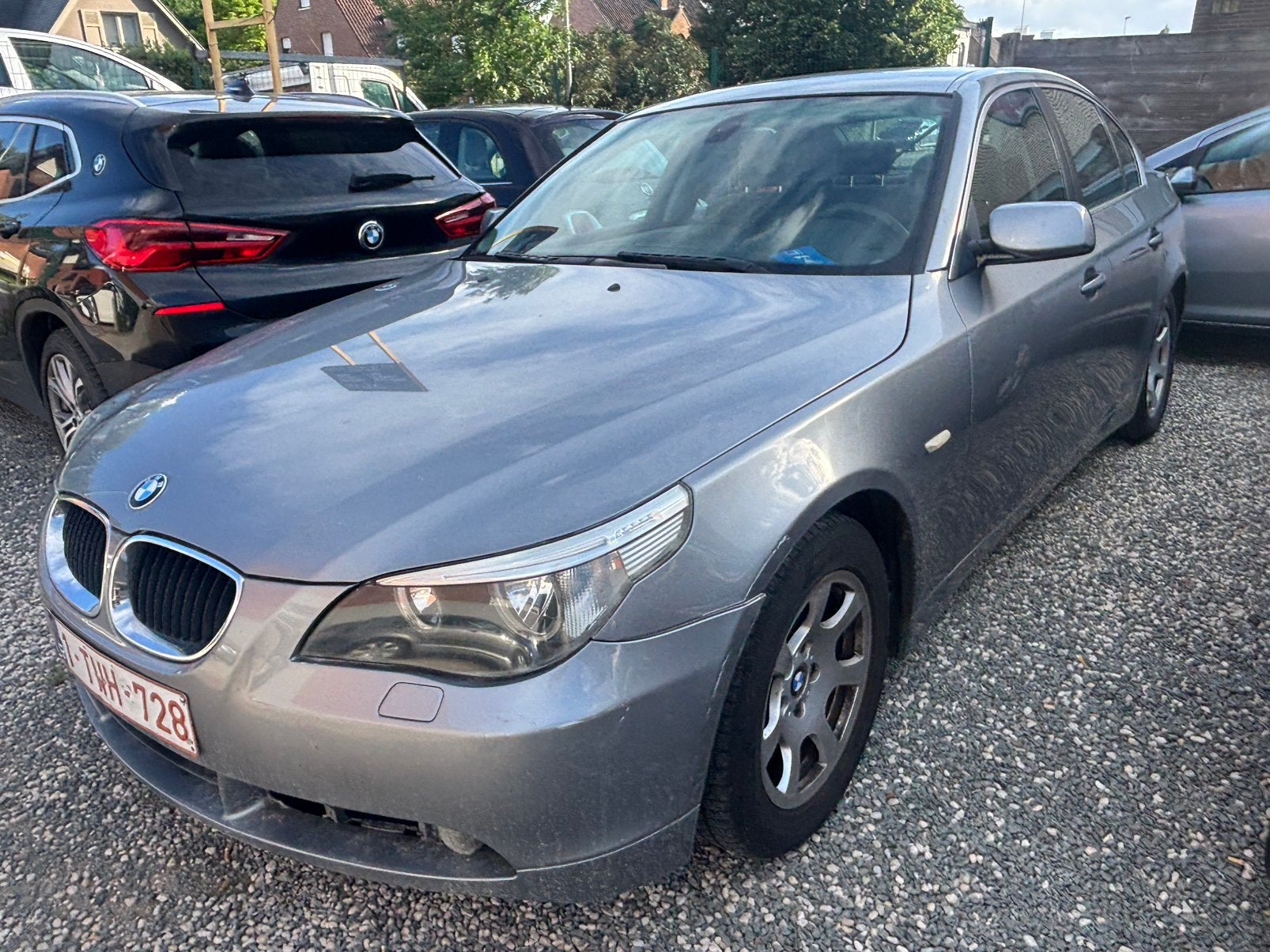 Bmw 520i/afgekeurd op de keuring/voor export, Autos, BMW, Argent ou Gris, 4 portes, Entreprise, Boîte manuelle