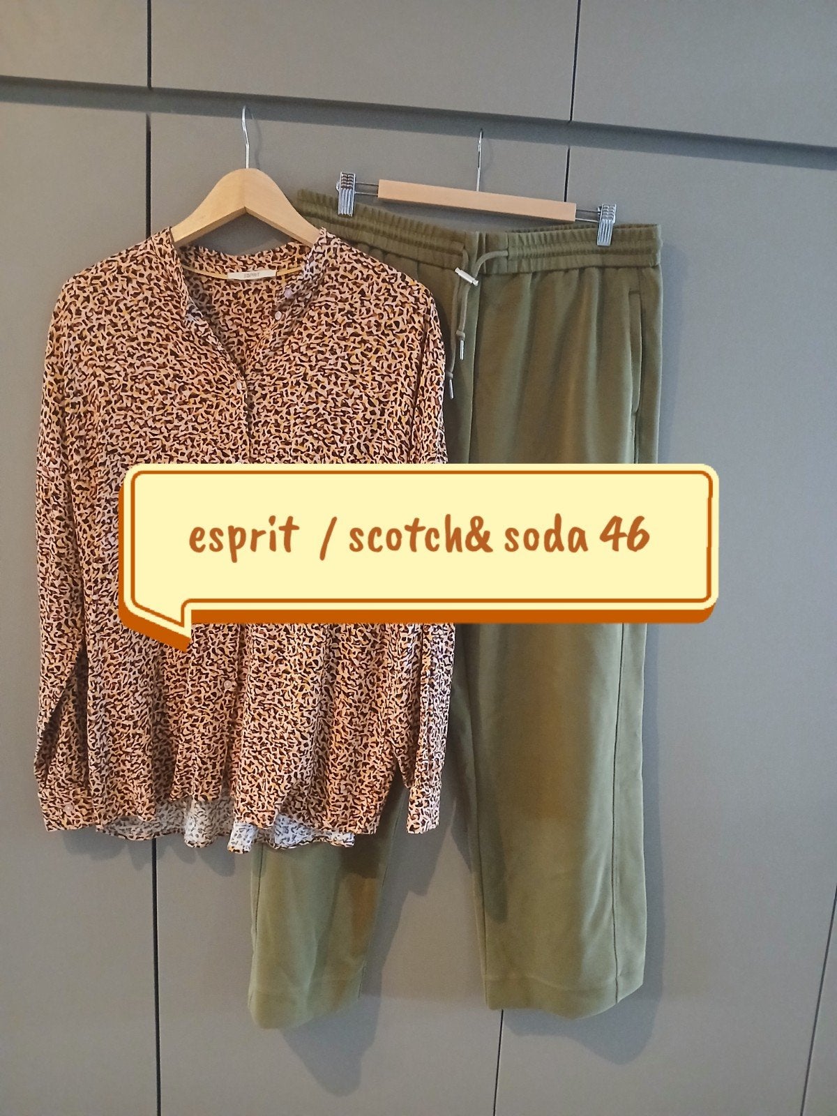 set esprit  / scotch& soda 46, Kostuum of Pak, Maat 46/48 (XL) of groter, Scotch & Soda, Ophalen of Verzenden