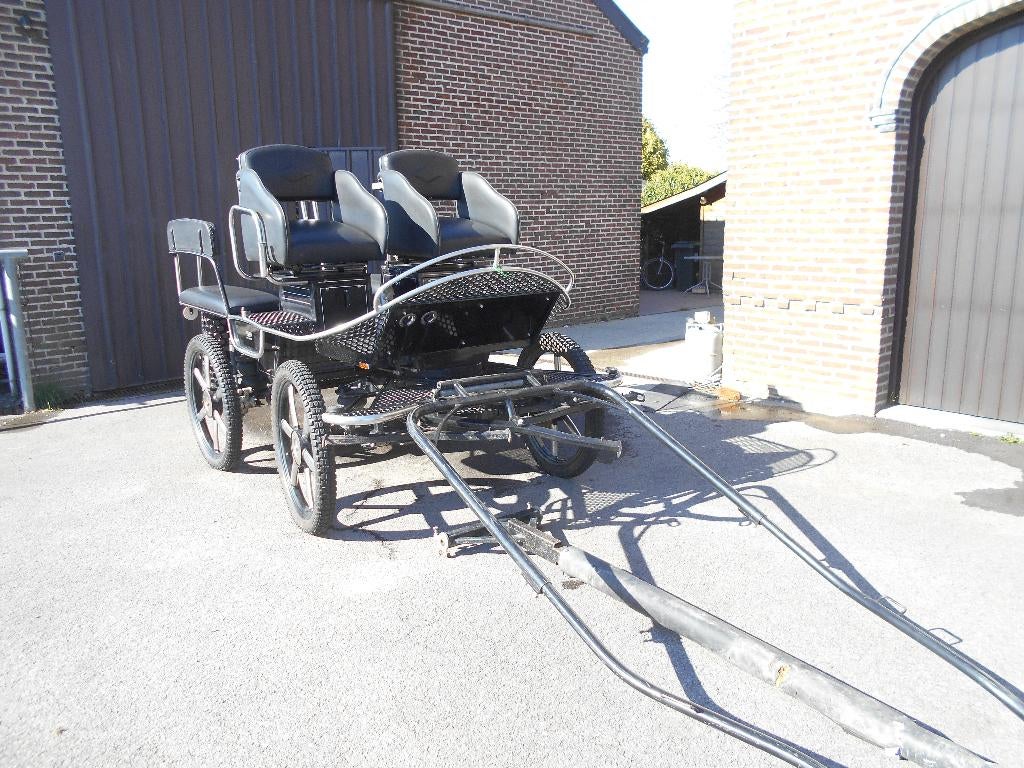 doorstap koets, Comme neuf, Wagonette, Cheval