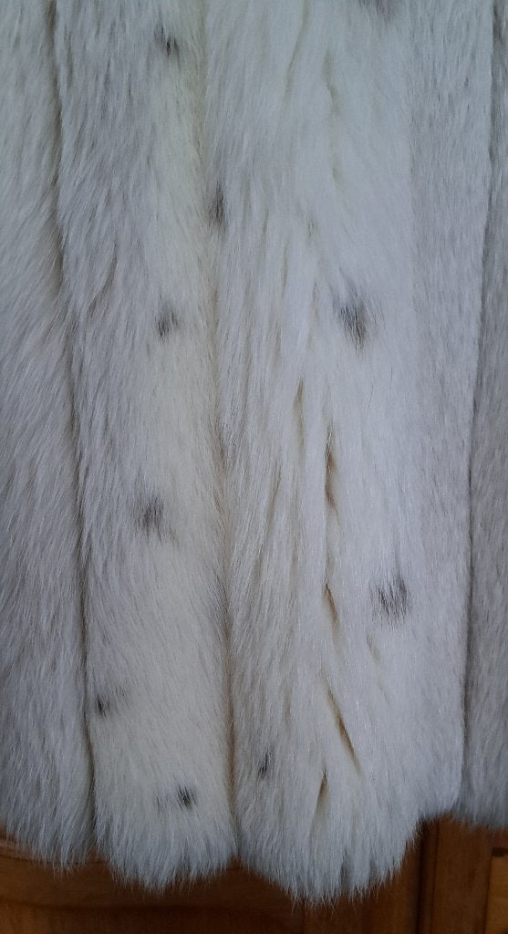 gevlekte vintage bontjas, Ophalen of Verzenden, Zo goed als nieuw, Maat 38/40 (M), Meerkleurig