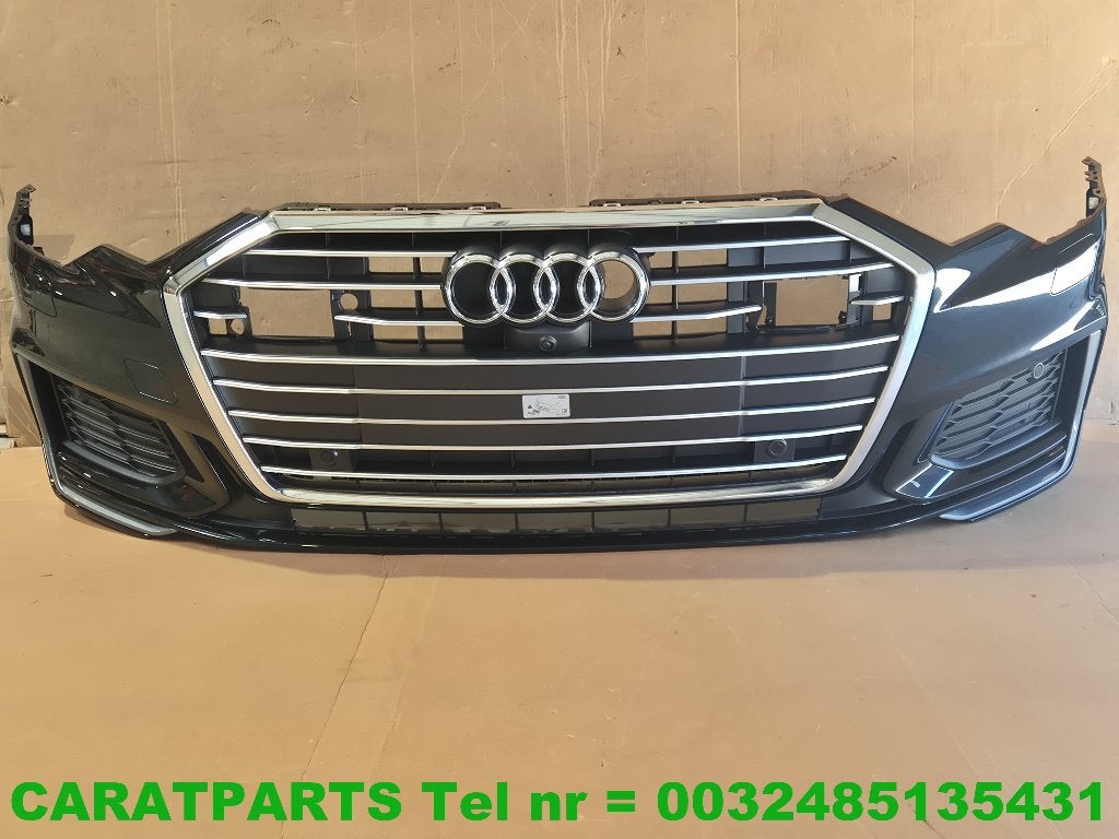 4K0807065B Audi A6 bumper A6 voorbumper A6 C8 4K S Line LY9T, Auto-onderdelen, Ophalen, Gebruikt, Audi, Bumper