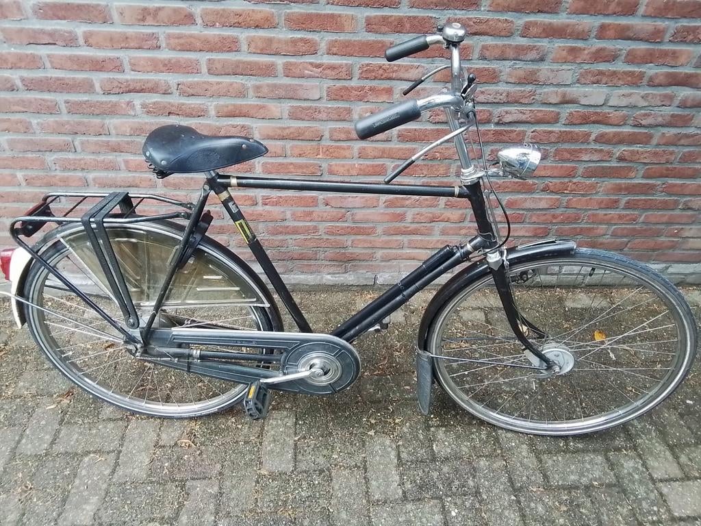 Herenfiets gazelle 3 versnelling trommel rem izgst stangen,,, Verzenden, Jaren '50, 59 cm of meer, Gazelle