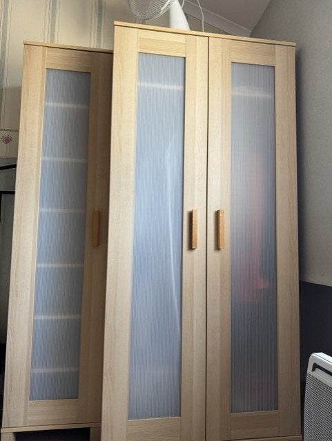 Petite garde-robe, Avec tablette(s), Comme neuf, 50 à 100 cm, 150 à 200 cm