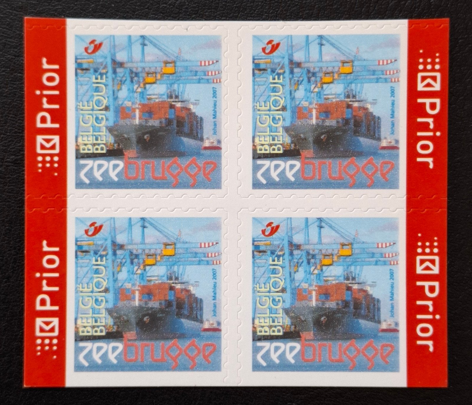 België: OBP 3670/70c ** Zeebrugge 2007., Scheepvaart, Frankeerzegel, Ophalen of Verzenden, Zonder stempel