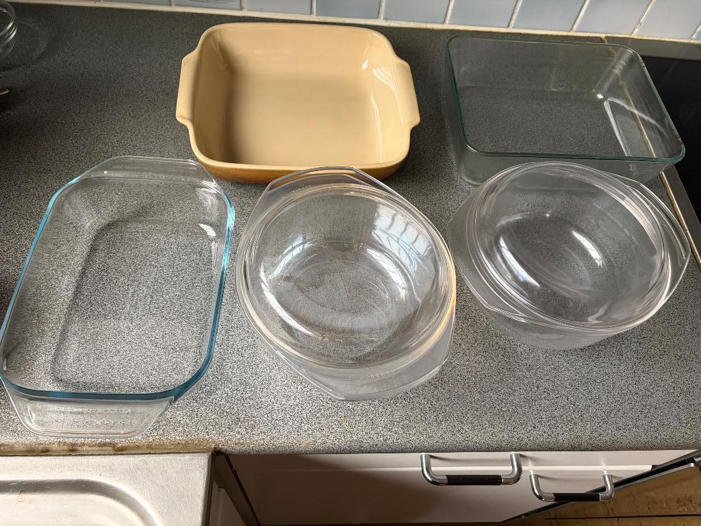 5 ovenschalen, Ophalen, Gebruikt