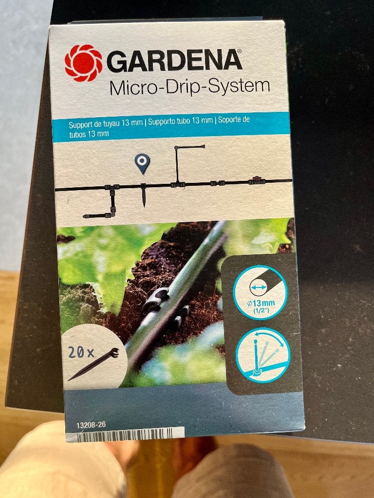 Gardena Micro-Drip-System Support de tuyau 13 mm (13208-26), Jardin & Terrasse, Enlèvement, Neuf, Autres types