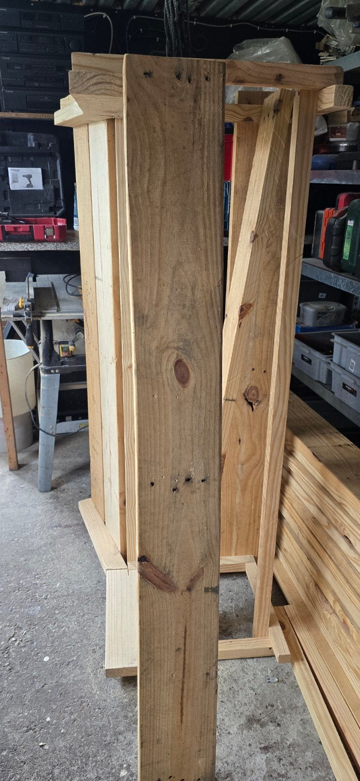 palletbalken 20cm breed 4cm dik 160cm   lang           lang, Ophalen