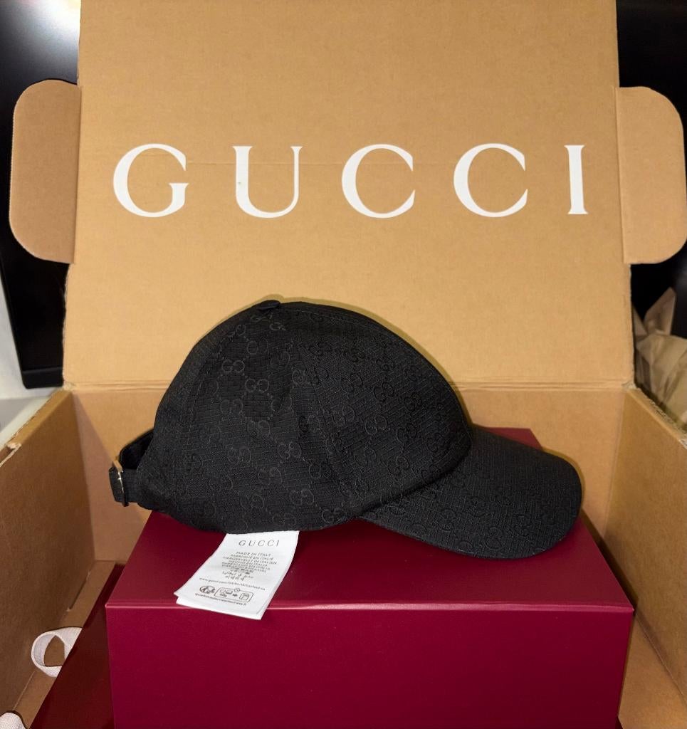 Gucci GG ripstop baseball hat, Verzenden, Gucci, Pet, 57 cm (M, 7⅛ inch) of minder