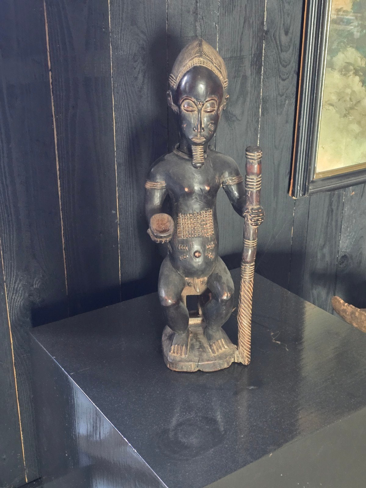 arikaans oud beeld, Antiek en Kunst, Kunst | Beelden en Houtsnijwerken, Ophalen of Verzenden, Afrika, Hout, Beeld