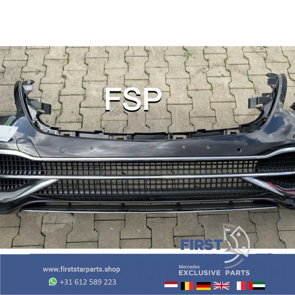 A2228804600 W222 MAYBACH VOORBUMPER COMPLEET ZWART S KLASSE, Utilisé, -, Avant, -
