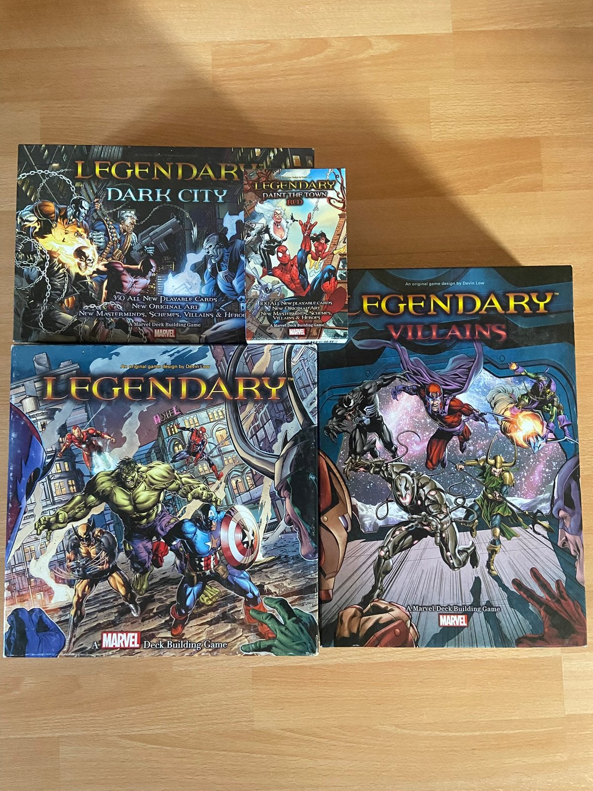 Marvel Legendary - groot start pakket (gesleeved), Enlèvement ou Envoi, Comme neuf