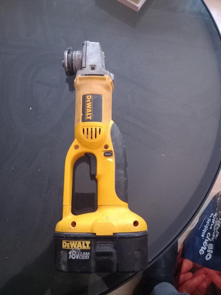 125mm haakse slijper dewalt dc410 batterij zonder oplader, Ophalen