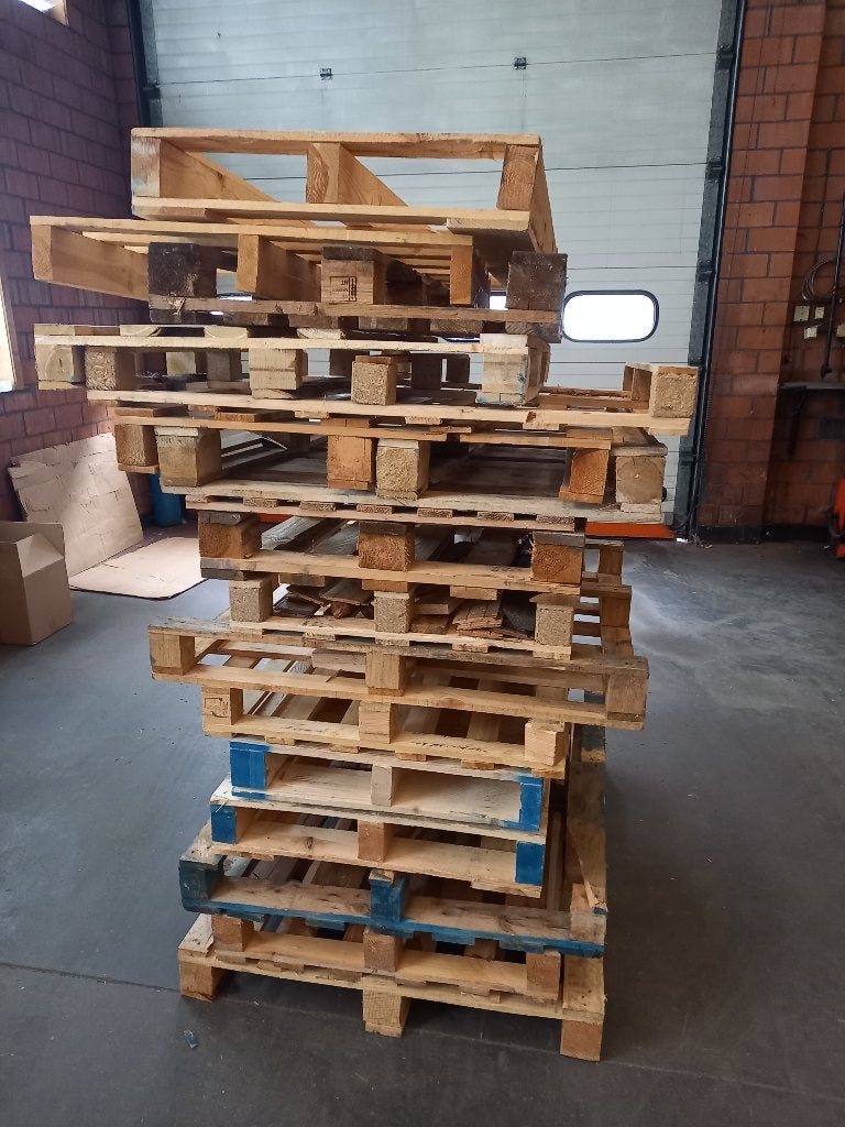GRATIS DROOG PALETTENHOUT, Tuin en Terras, Brandhout, Ophalen