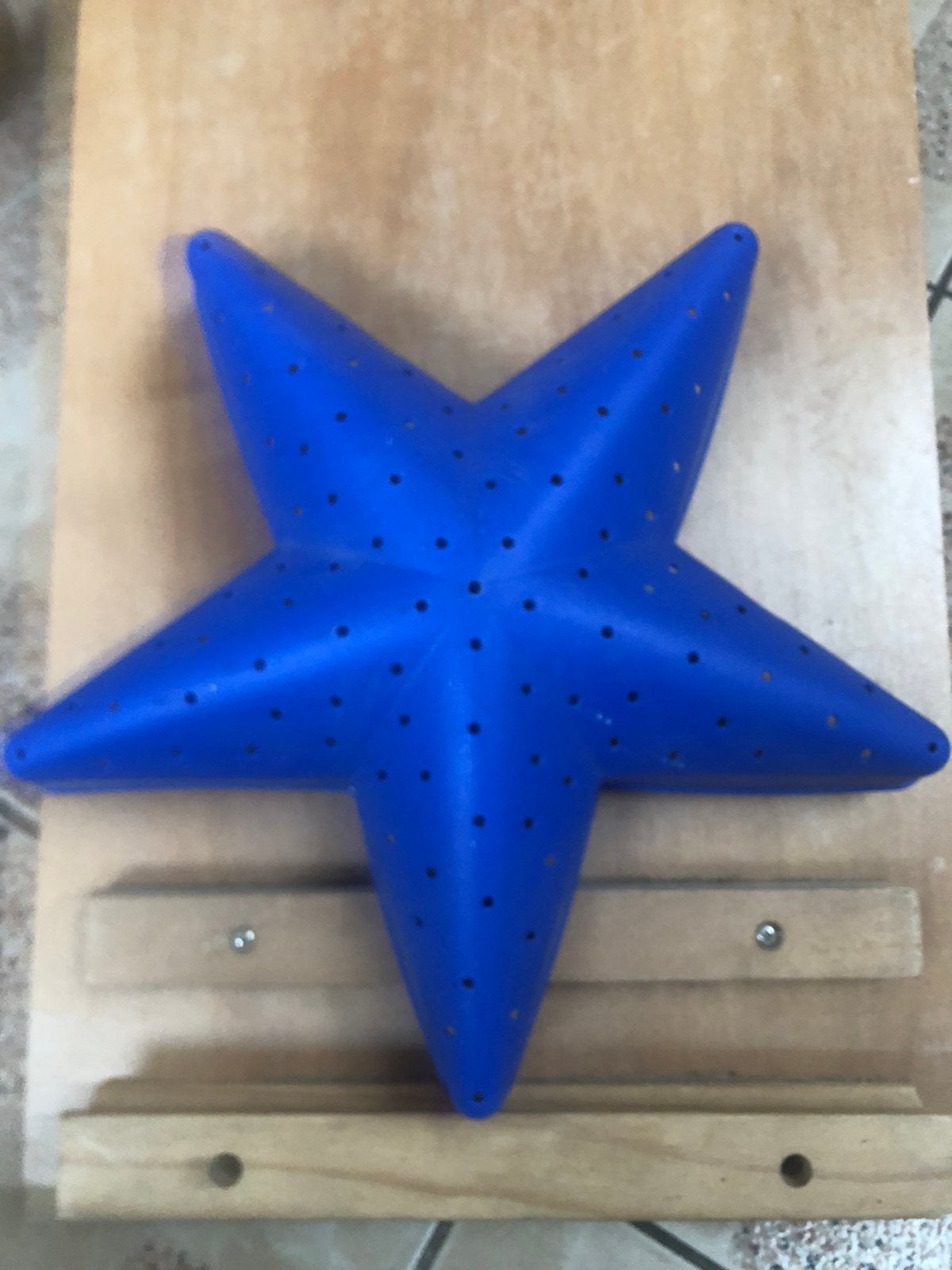Blauw ster wandlamp, Kinderen en Baby's, Ophalen of Verzenden