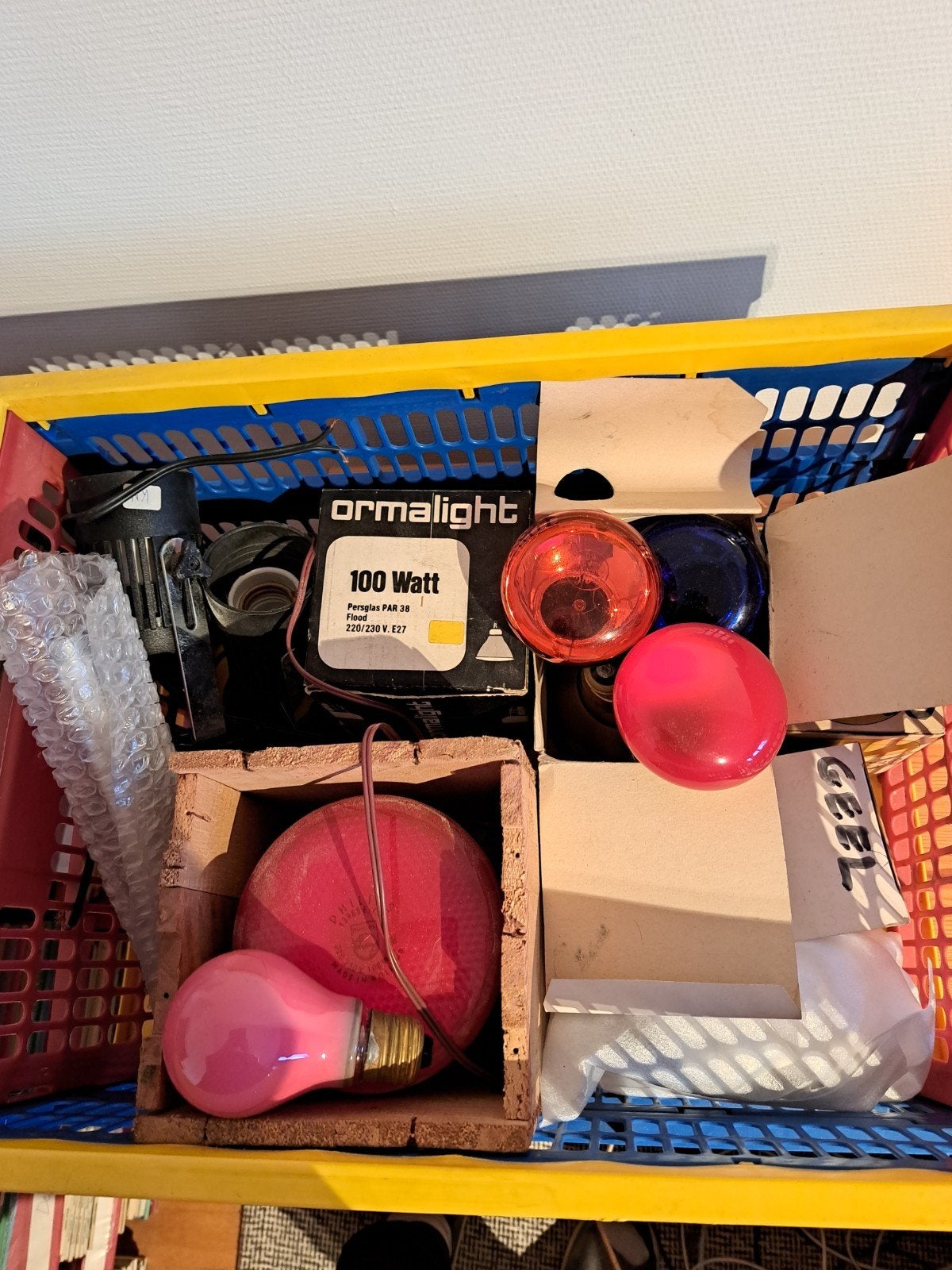 verschillende kleuren van gloeilampen,spots, Antiquités & Art, Enlèvement