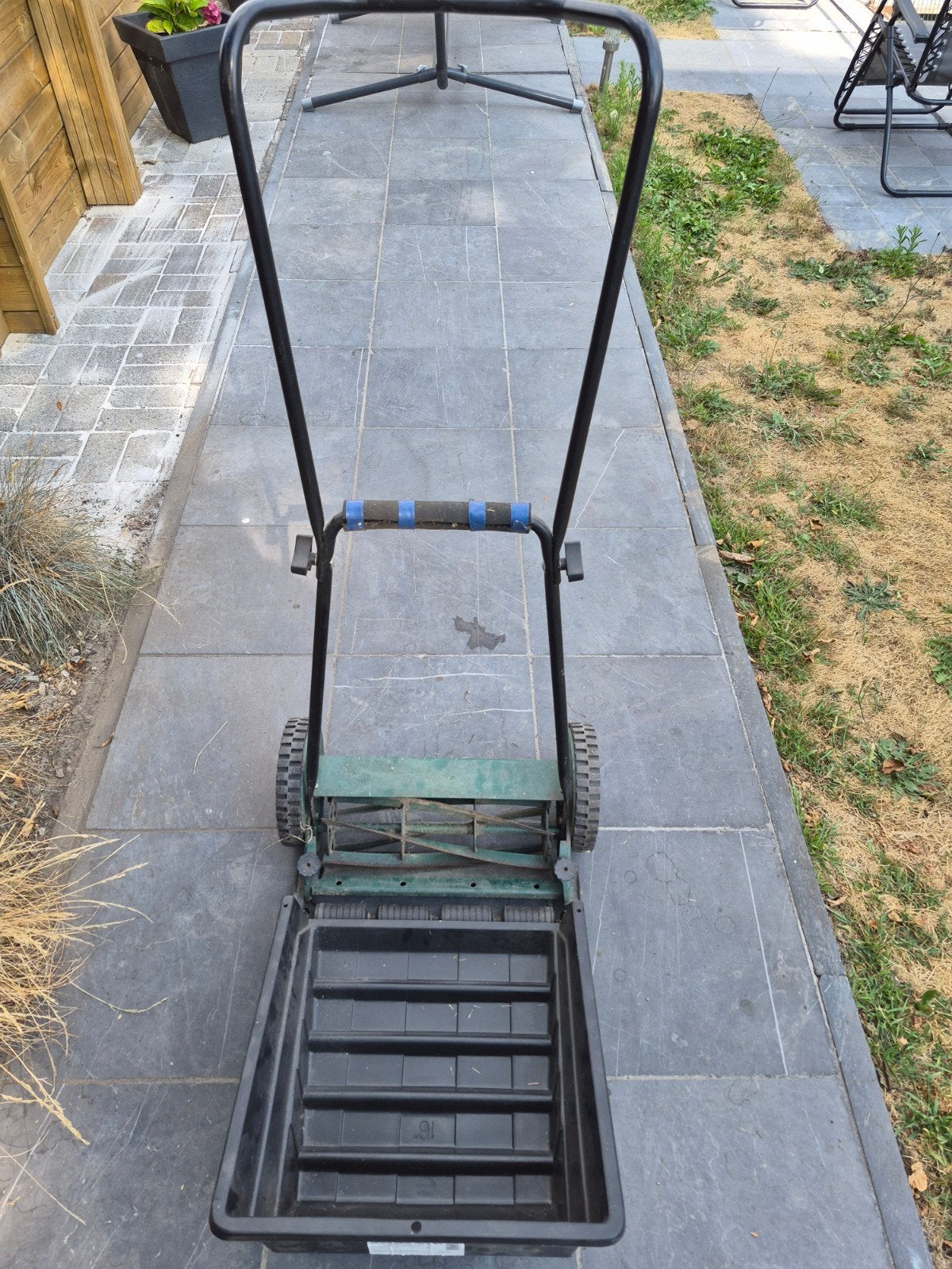 Grasmaaier - Greenway HM38, Gebruikt, Handgrasmaaier, Opvangbak, 30 t/m 39 cm