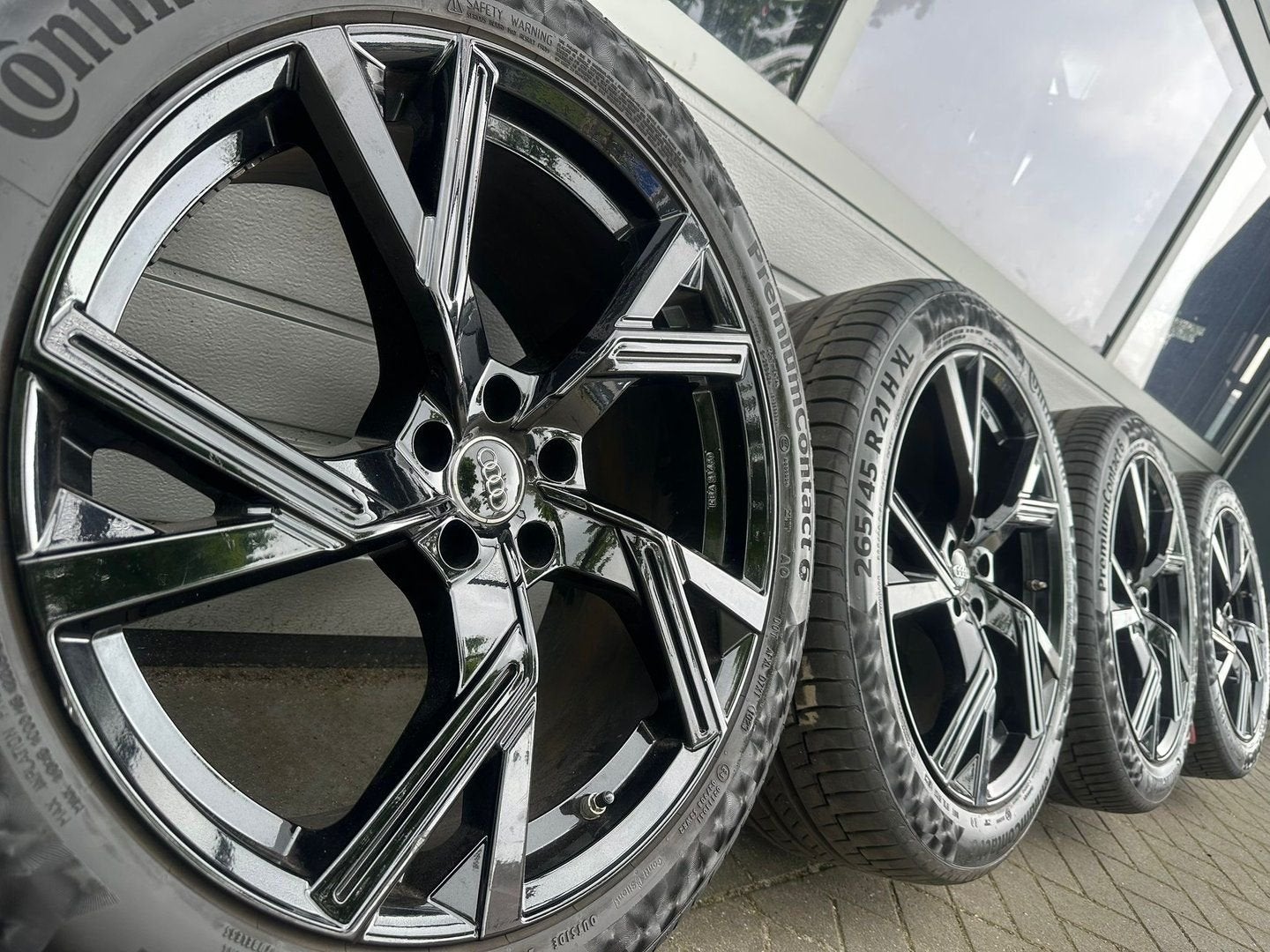 21 " Audi Q8 E-tron S Sportback 50 55 Q7 velgen zomerbanden, Auto-onderdelen, Banden en Velgen, Gebruikt, -, 265 mm, -