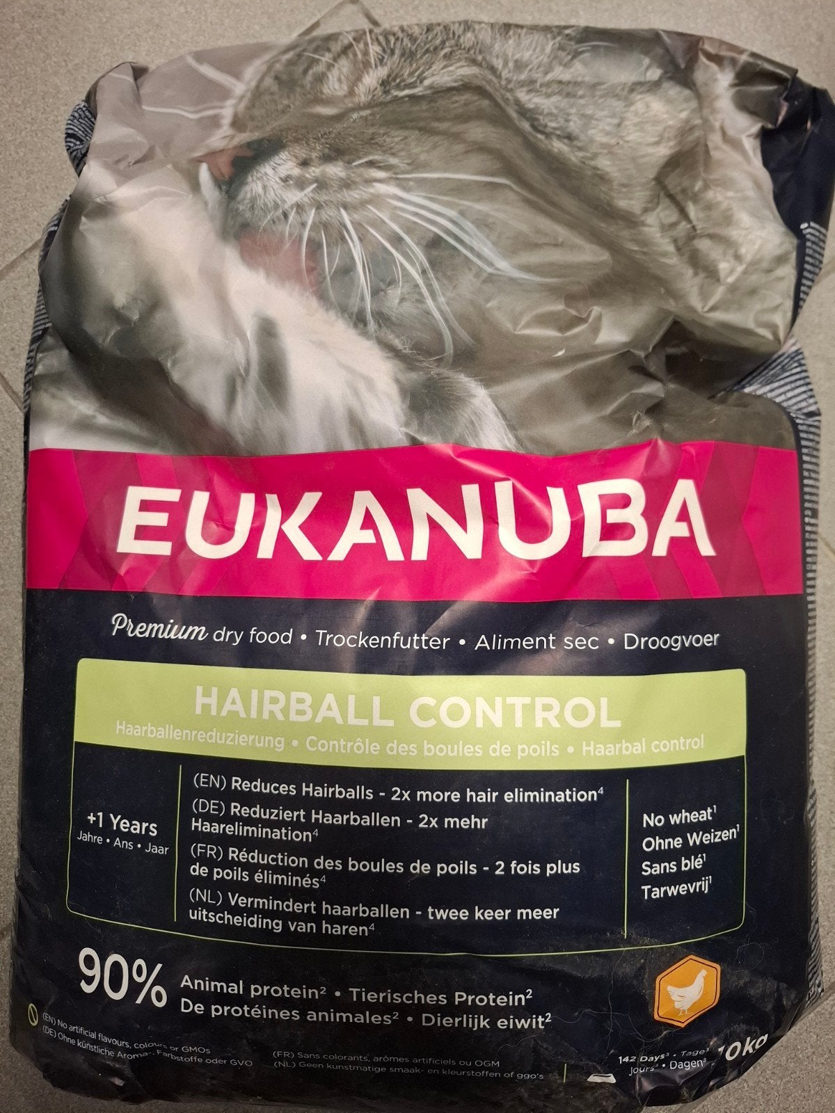eukanuba kattenvoer hairball control, Animaux & Accessoires, Enlèvement, Chat