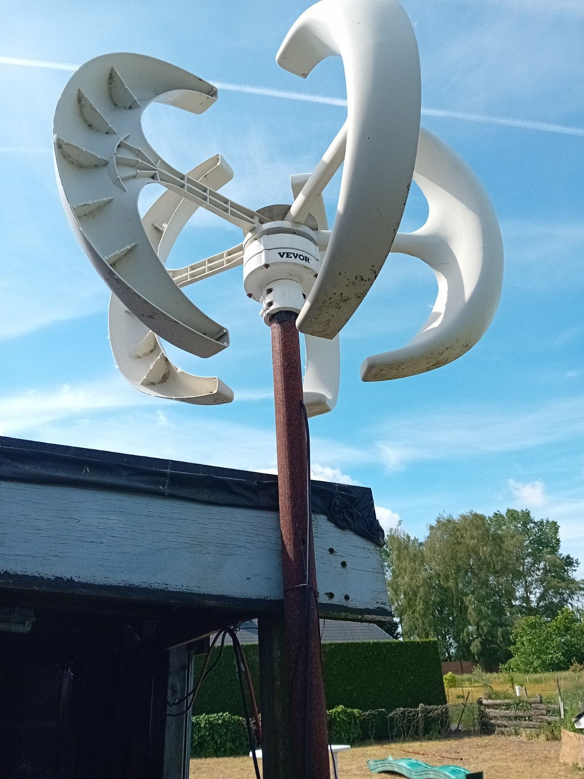 Éolienne monophasée Vevor, Jardin & Terrasse, Enlèvement