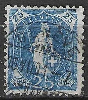 Zwitserland 1882/1904 - Yvert 73 - Staande Helvetia (ST), Postzegels en Munten, Verzenden, Gestempeld
