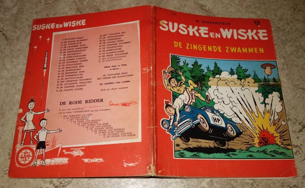 Suske en Wiske albums ongekleurd deel 2 - periode 1962-1967., Plusieurs BD, Enlèvement ou Envoi, Utilisé, Willy vandersteen