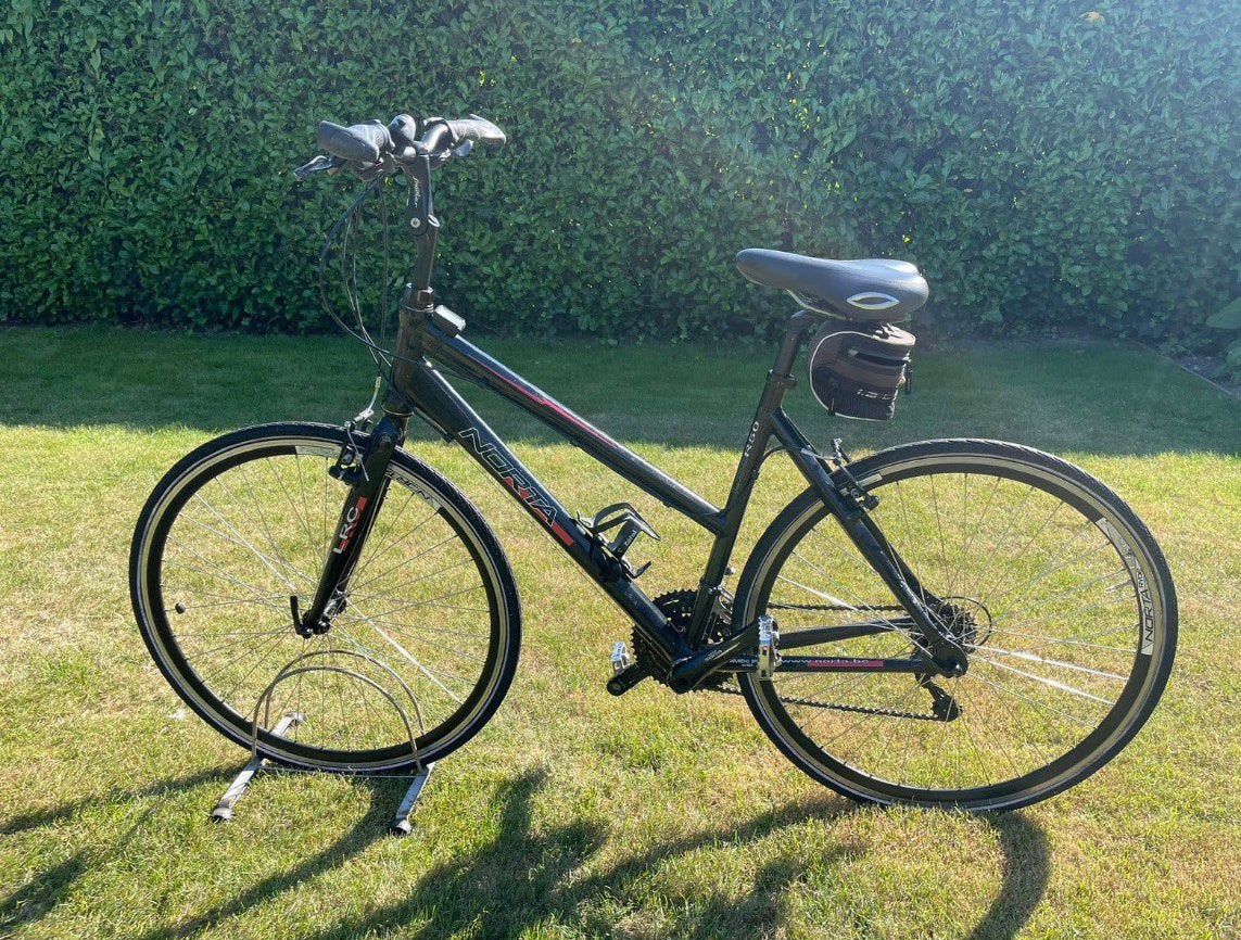 Sportfiets dames met klikpedalen Norta, Fietsen en Brommers, Ophalen, 28 inch, Gebruikt, Velgrem