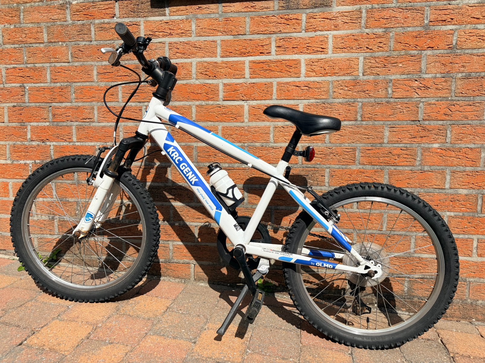 Kinderfiets 20inch, KRC Genk design, Ophalen, Gebruikt, Velgrem, 20 inch of meer