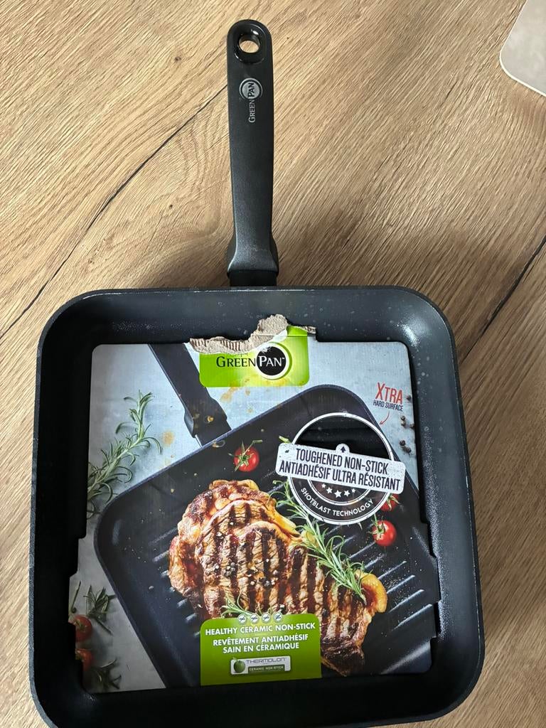 Grillpan Greenpan, Huis en Inrichting, Ophalen of Verzenden, Zo goed als nieuw