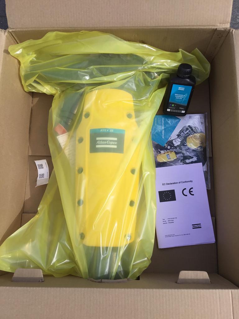 Atlas copco RTX 525 breekhamer op luchtdruk, Doe-het-zelf en Bouw, Ophalen, Nieuw