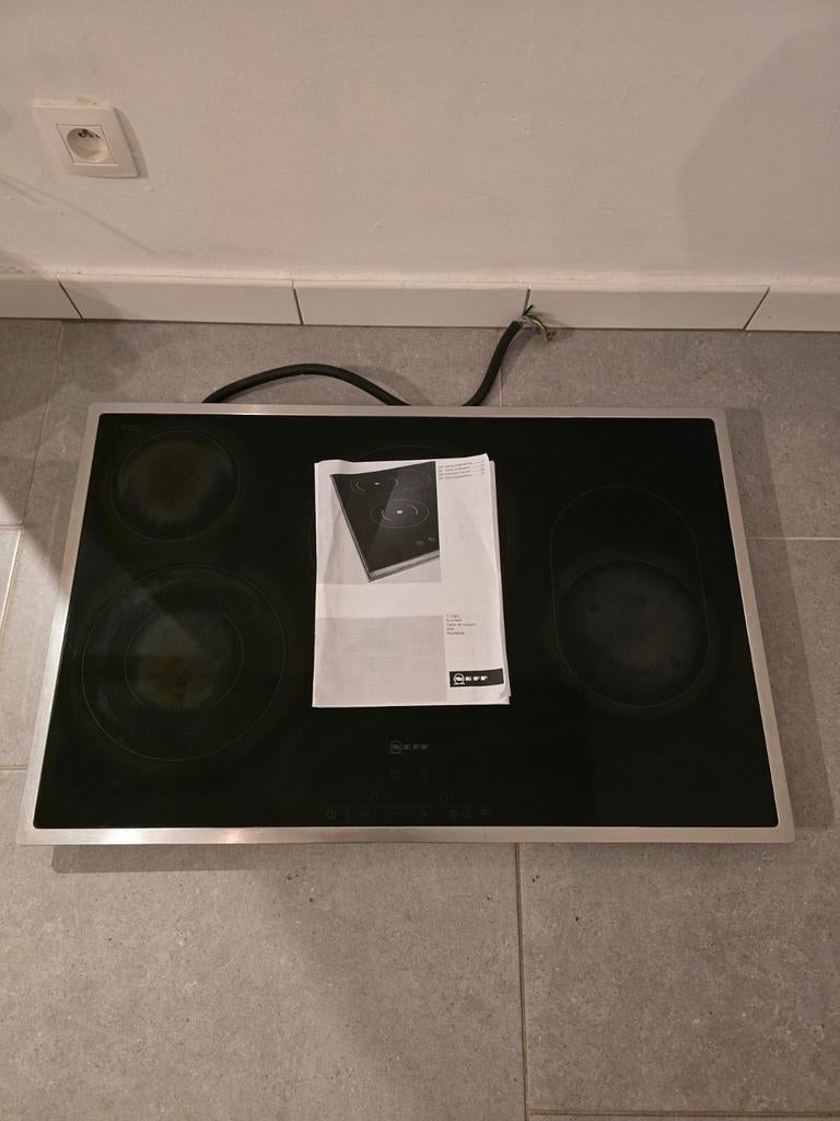 Neff keramische kookplaat, Elektronische apparatuur, Kookplaten, Ophalen of Verzenden, Inbouw, 4 kookzones