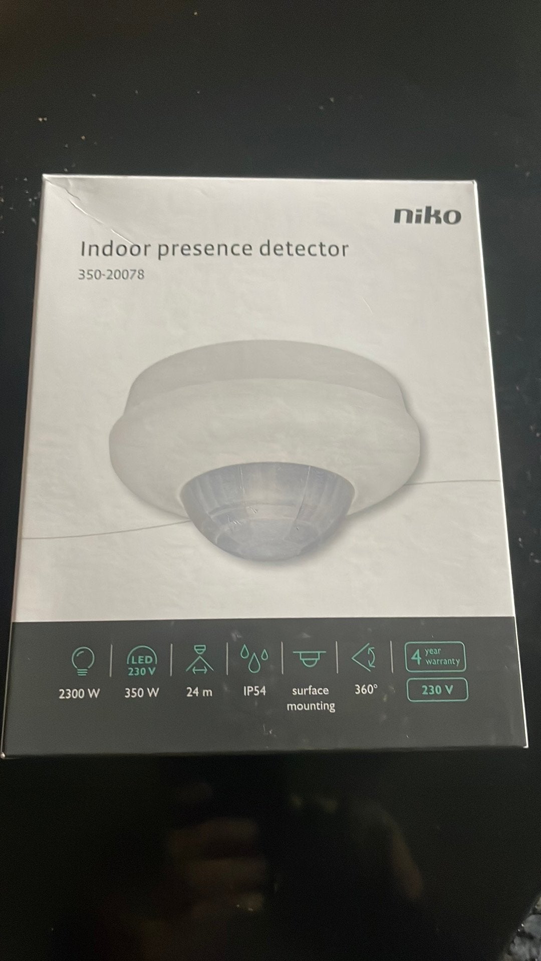Niko indoor bewegingssensor 350-20078, Ophalen of Verzenden, Nieuw, Bewegingssensor
