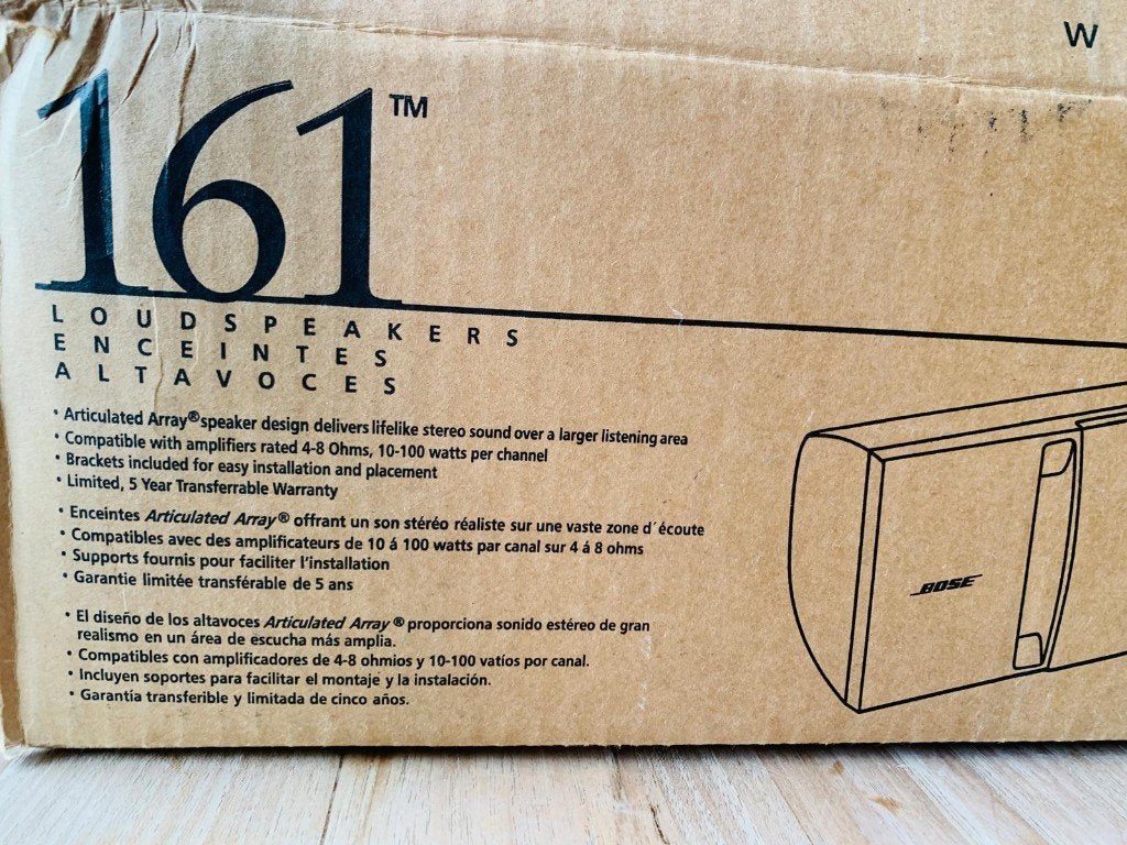 BOSE luidsprekers, TV, Hi-fi & Vidéo, Neuf, Supports muraux inclus, 60 à 120 watts, Enlèvement