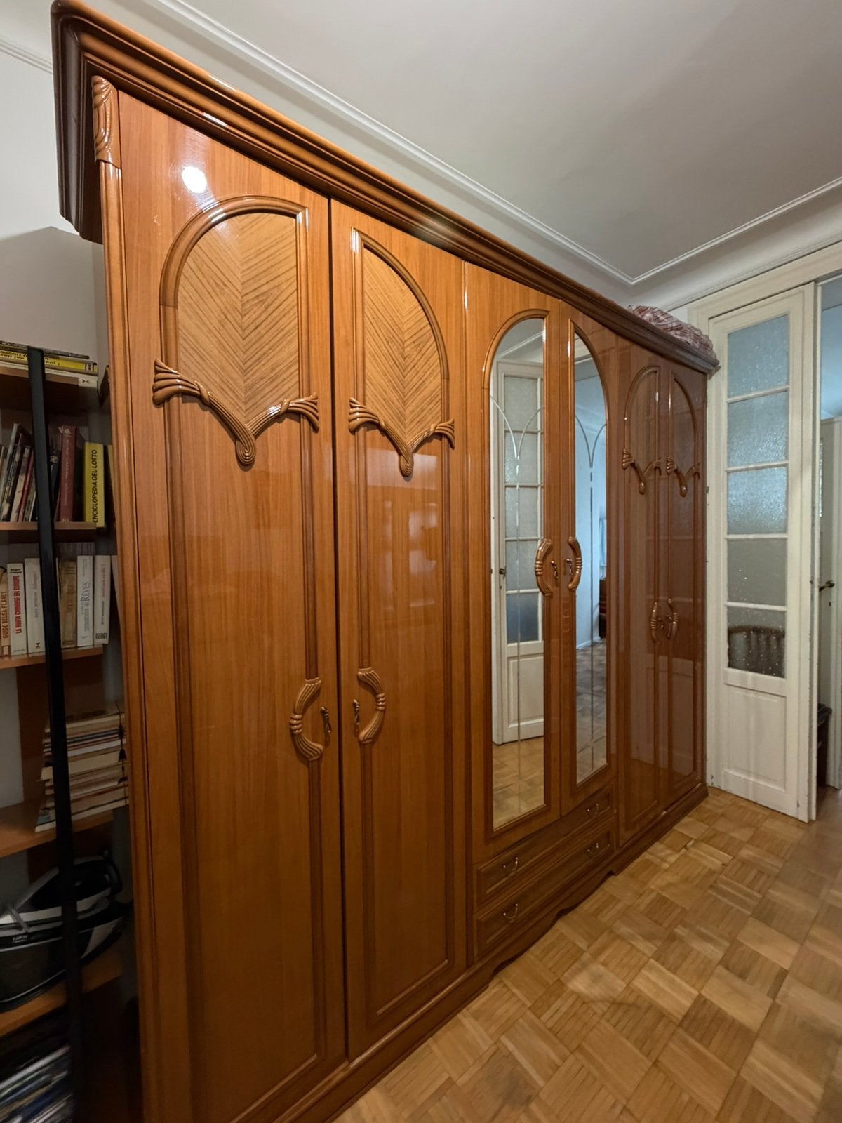 Armoire en bois véritable, neuve., Maison & Meubles, Enlèvement, Comme neuf