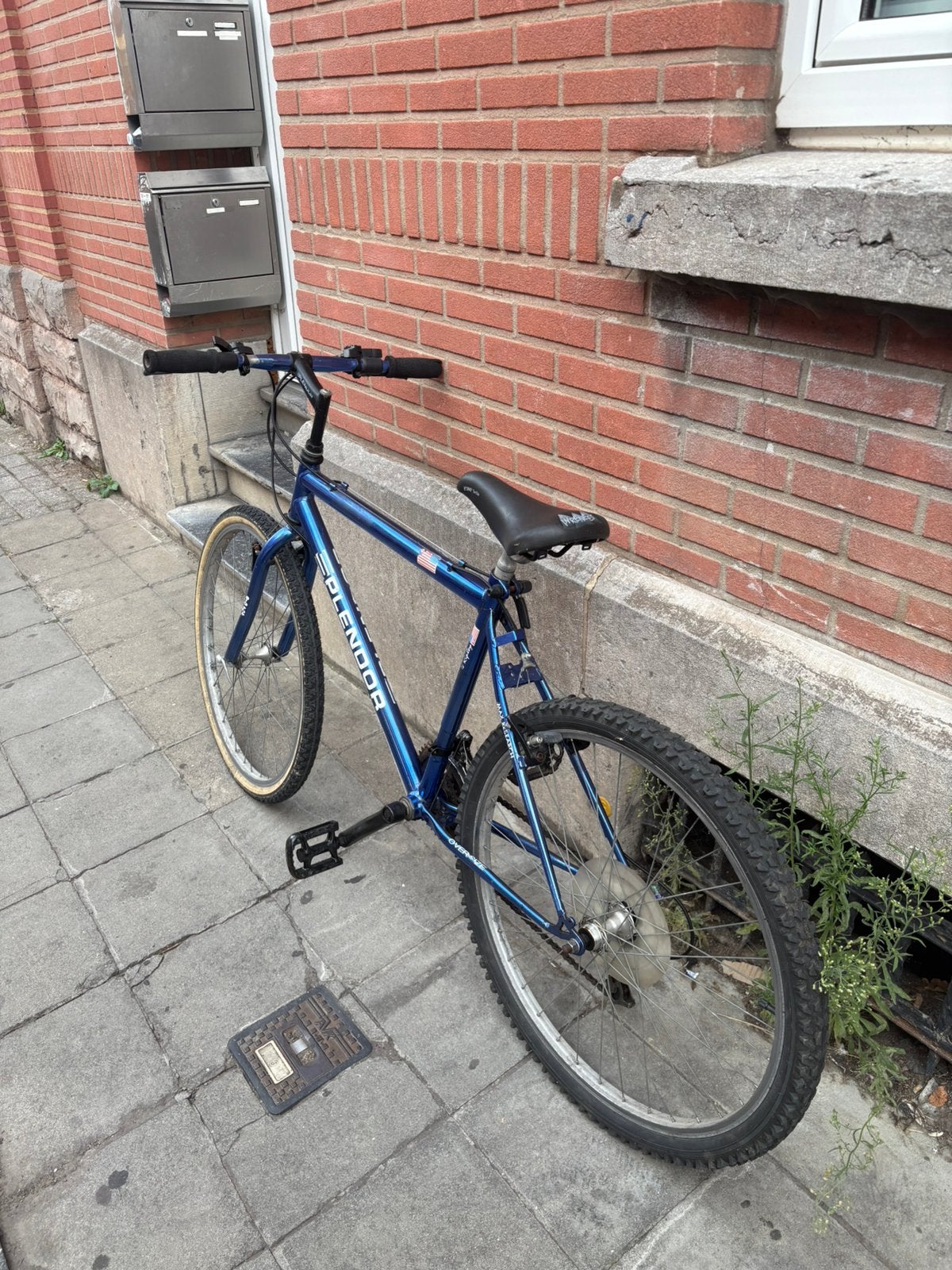 Velo bleu, Frein sur jante, Moins de 10 vitesses, Comme neuf, Enlèvement